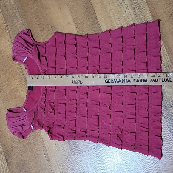AGB - Pink Ruffle Top (Ladies Medium) - Picture 6 of 11